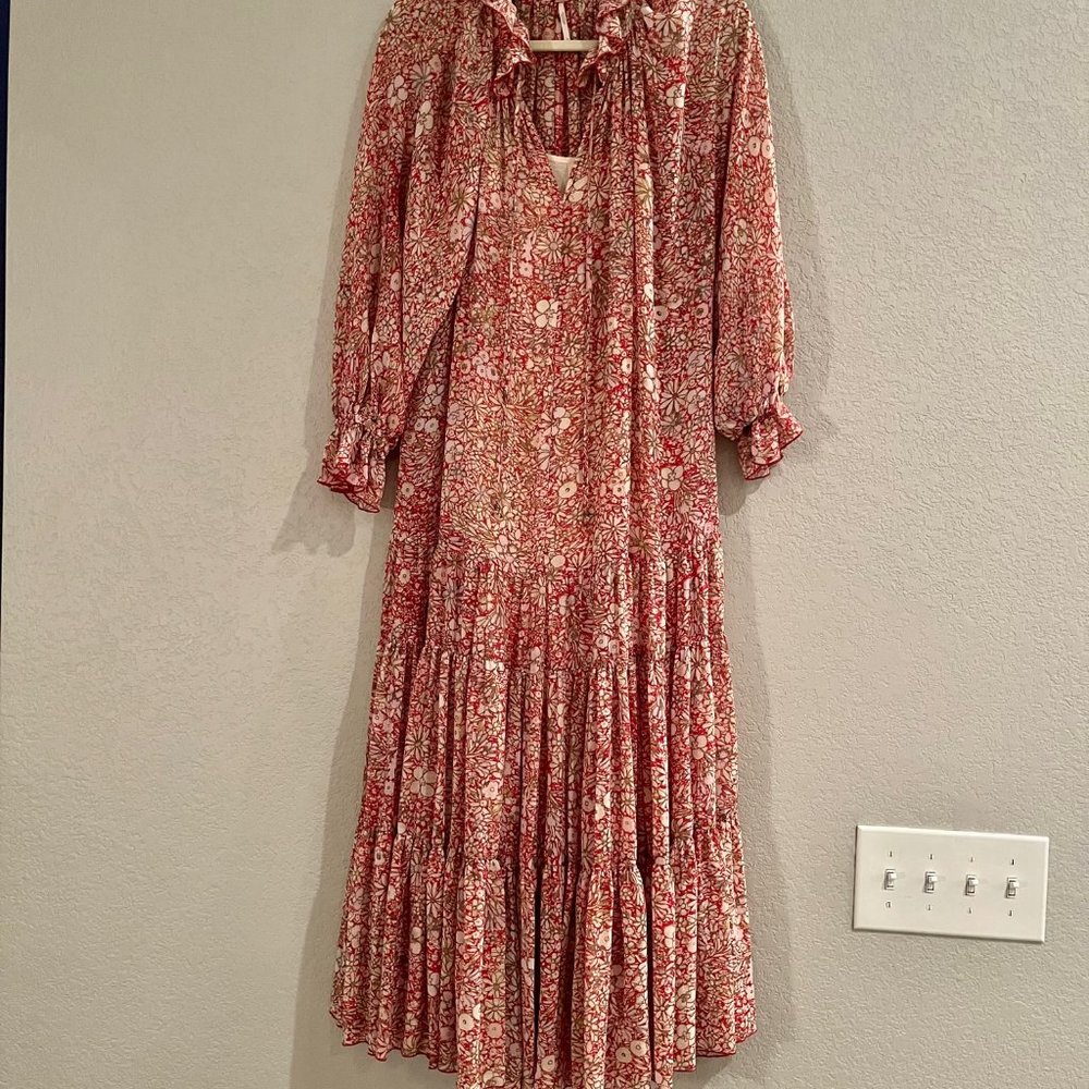 Free People Groovy Maxi Dress in Red - Picture 9 of 10